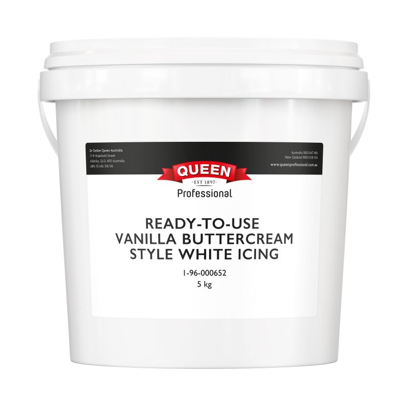 Queen Professional - Vanilla Buttercream Style White Icing | ByCM Products